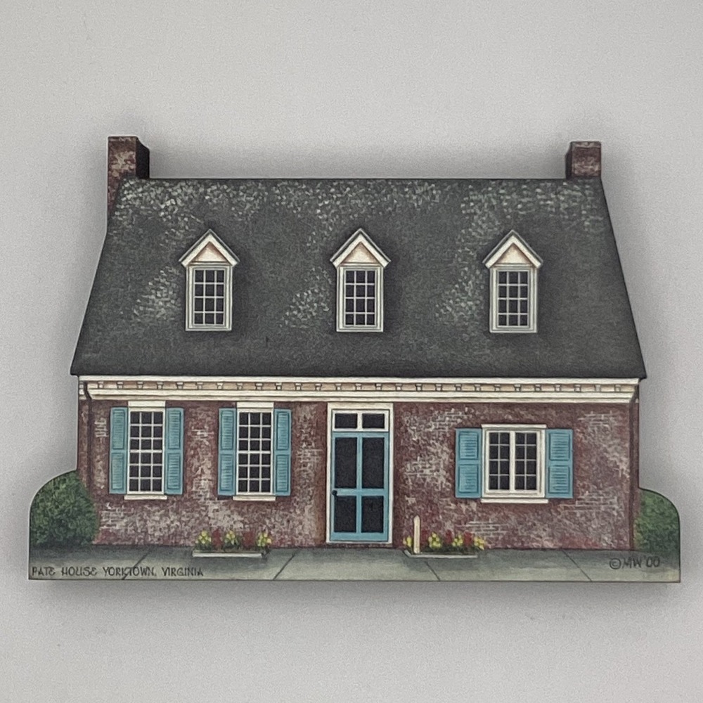 Brandywine Woodcrafts Pate House Yorktown Virginia Wood Shelf Sitter Americana